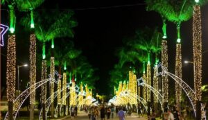 Natal, decoração praça da feirinha Sete lagoas