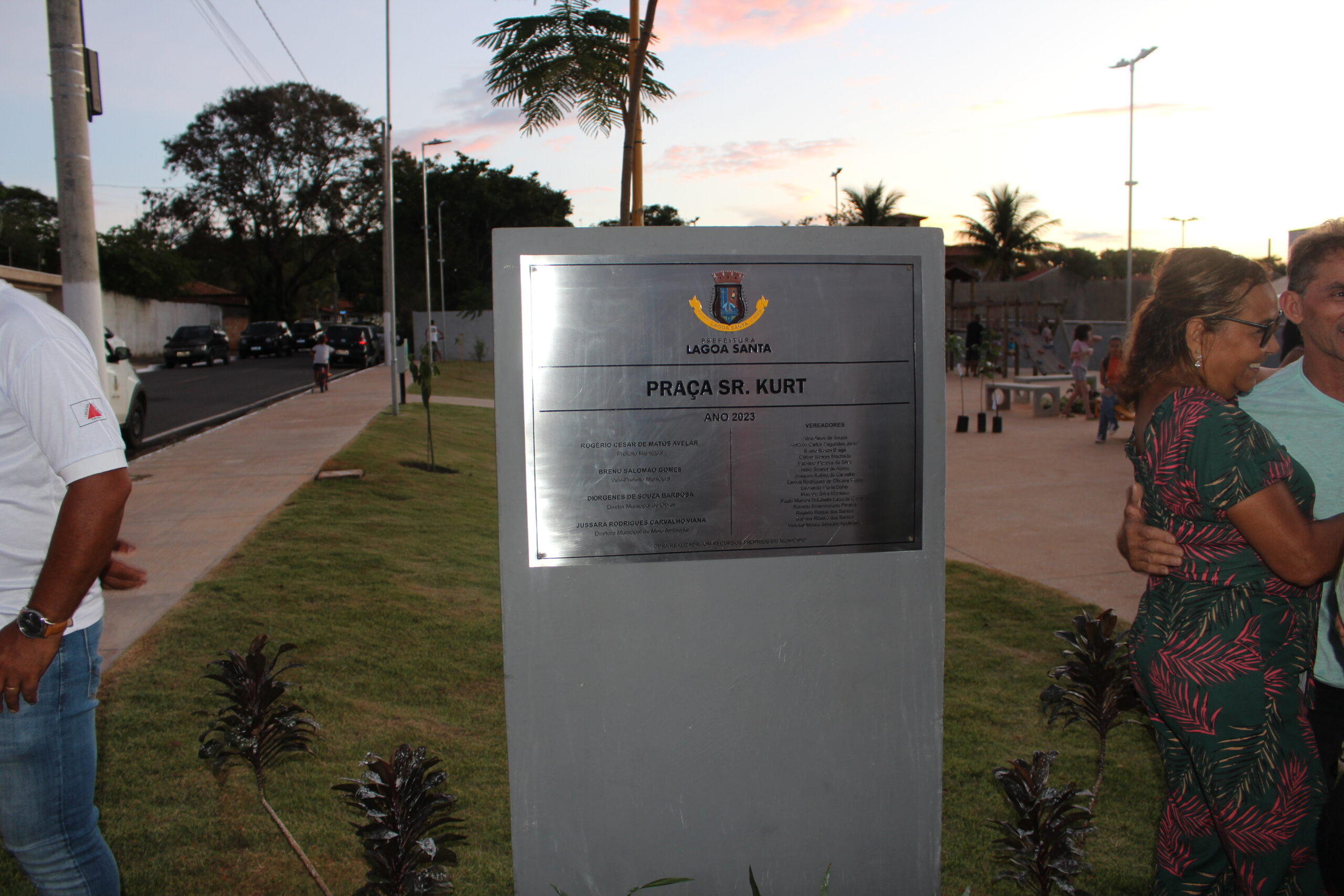 Lagoa Santa recebeu mais um novo espaço público de lazer, a Praça Sr. Kurt, localizada no bairro Joá, importante ponto da cidade. 