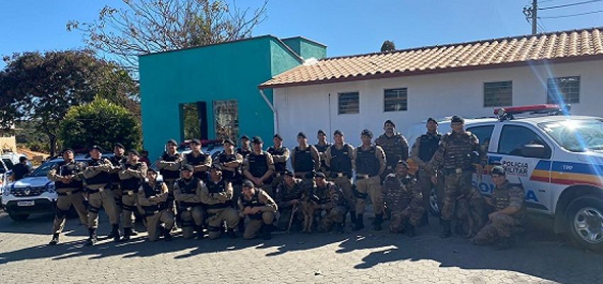 operação de combate ao tráfico de drogas na Serra do Cipó